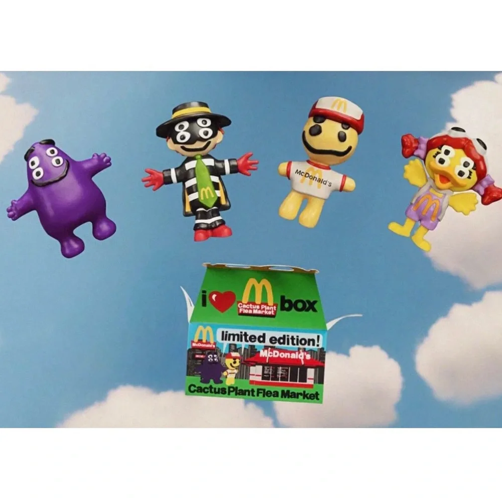 Mcdonald's Limited Edition Cactus Flea Market Adult Happy Meal.Full Set Sealed - Picture 5 of 5